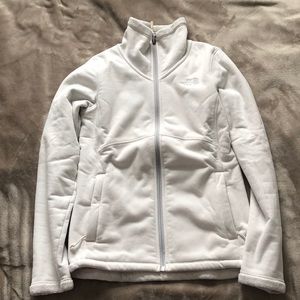 North Face Fleece Full Zip Sweater White Size XS